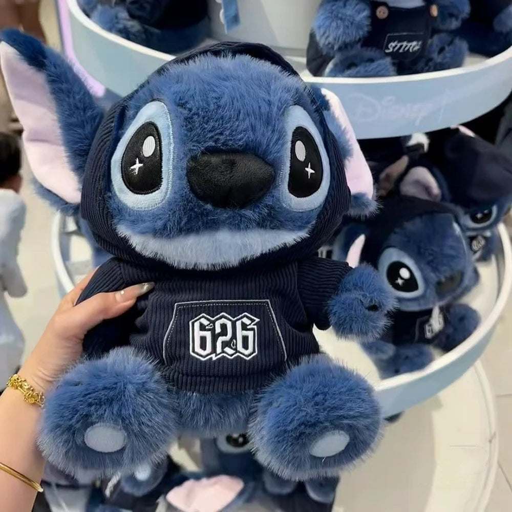 30CM Stitch Interstellar Baby Stitch Strap Pants Hoodie Wearable Plush Doll Cute Comfortable Doll Birthday Holiday Gift