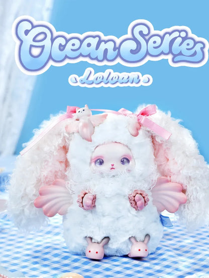 Original Blind Box Loloan Ocean Series Mystery Box Cute Backpack Pendant Room Decor Toy Birthday/Christmas Surprise Gift