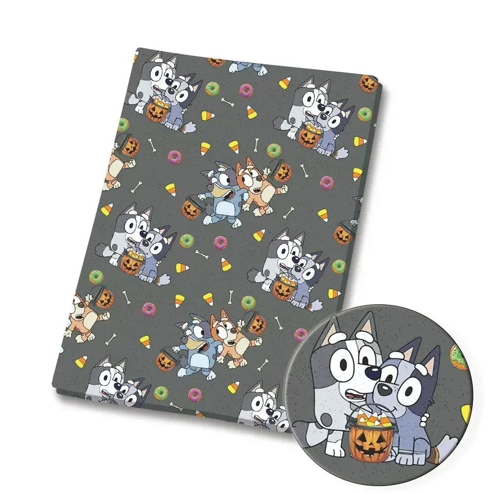 Bluey Fabric 140x50CM Cartoon Cotton Fabric Patchwork Tissue Kid Home Textile Sewing Doll Dress Curtain Polyester Cotton Fabrics