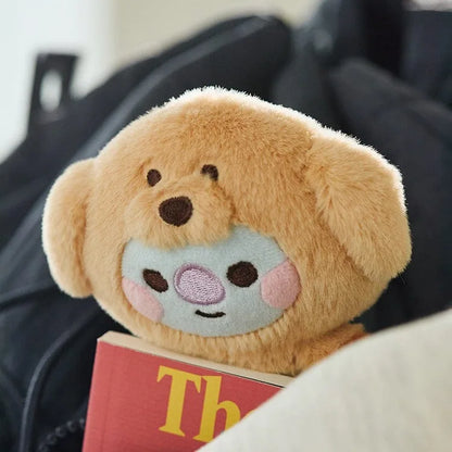 Baby Animal Series Bt21 Cooky Shooky Plush Doll Keychain Pendant Cute Koya Toy Girls Bag Packaging Decoration Collection Gift