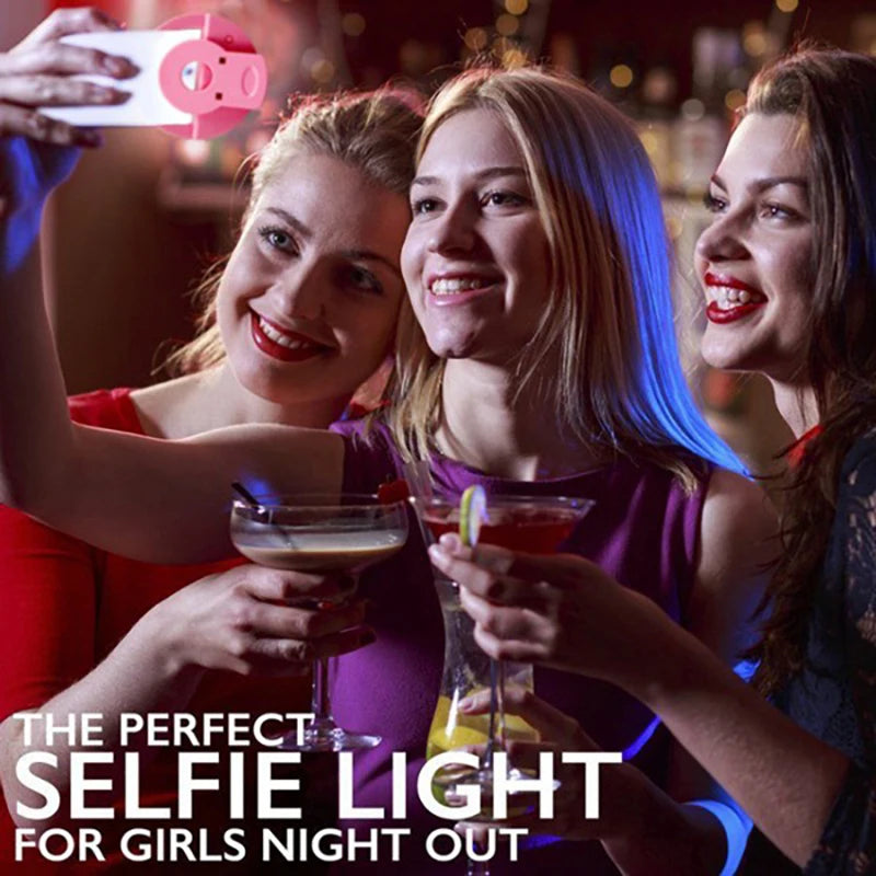 Mini Anneau Lumineux LED Rechargeable, Éclairage à 3 Niveaux, pour Téléphone, Tablette et Ordinateur Portable