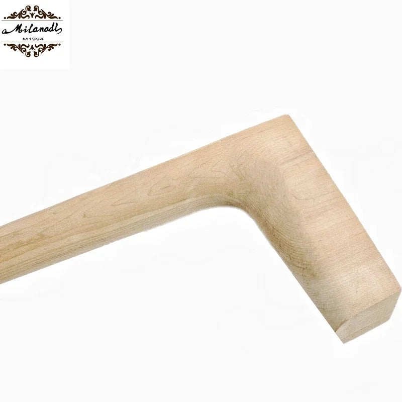 1 pièces inachevé 4/4 3/4 1/2 1/4 violoncelle cou tête défilement érable pleine taille non verni bricolage violoncelle pièces accessoires