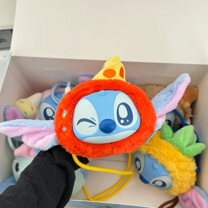 New Genuine Stitch Funny Travel Series Crossbody Bag Vinyl Face Bags Blind Box Trendy Toys Guaihaobei Stitch Mystery Box As Gift