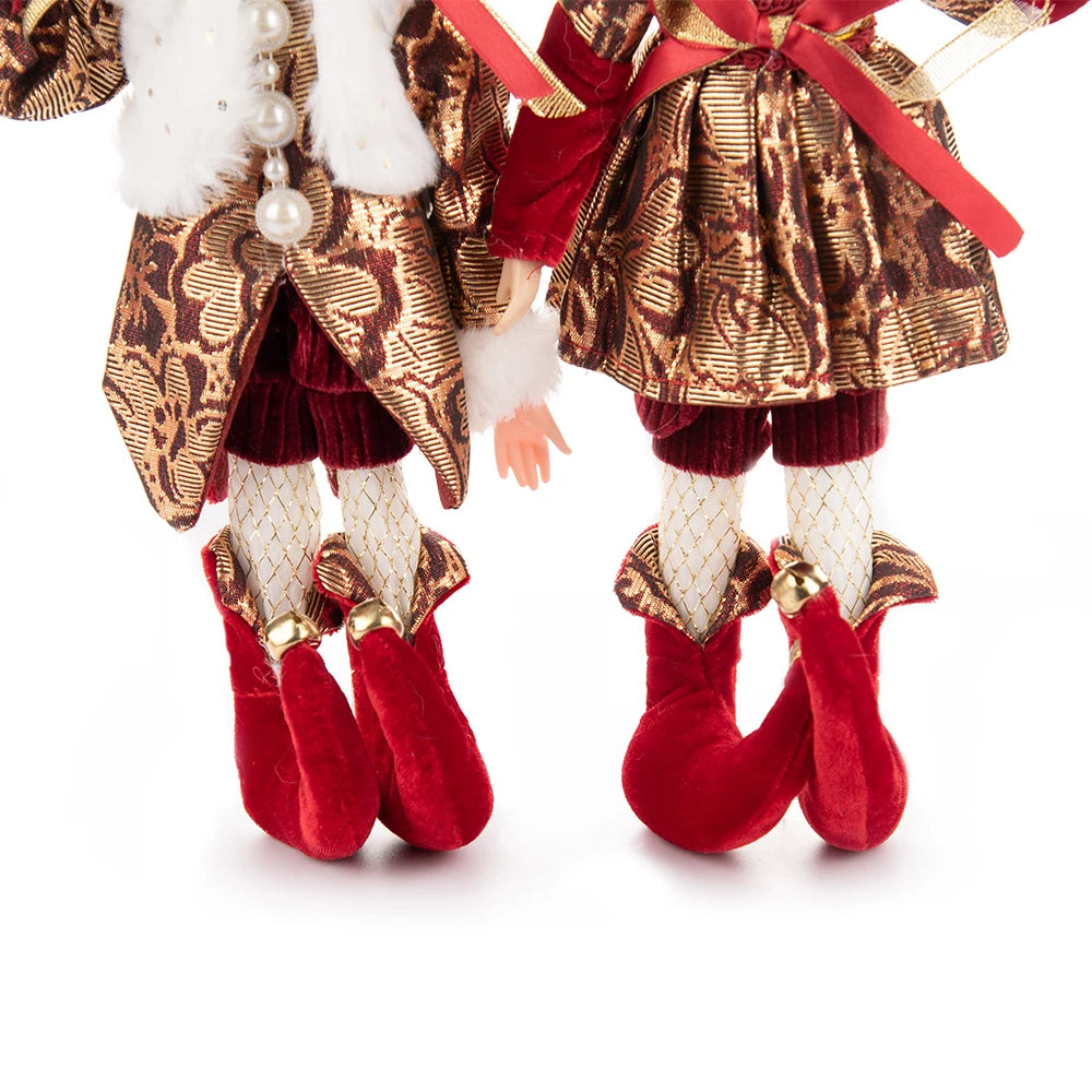 1 Pair Christmas Tree Decorations Cute Angel Doll Girl Pendant Navidad 2024 New Year Christmas Tree Ornaments Xmas Gift For Kids