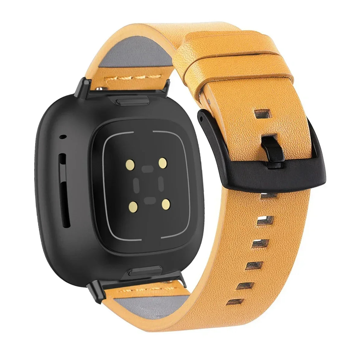 Strap For Fitbit Versa 2 Lite Leather Band SmartWatch Bracelet For Fitbit Versa3 4 Sense Correa Watchband Pin Buckle Accessories
