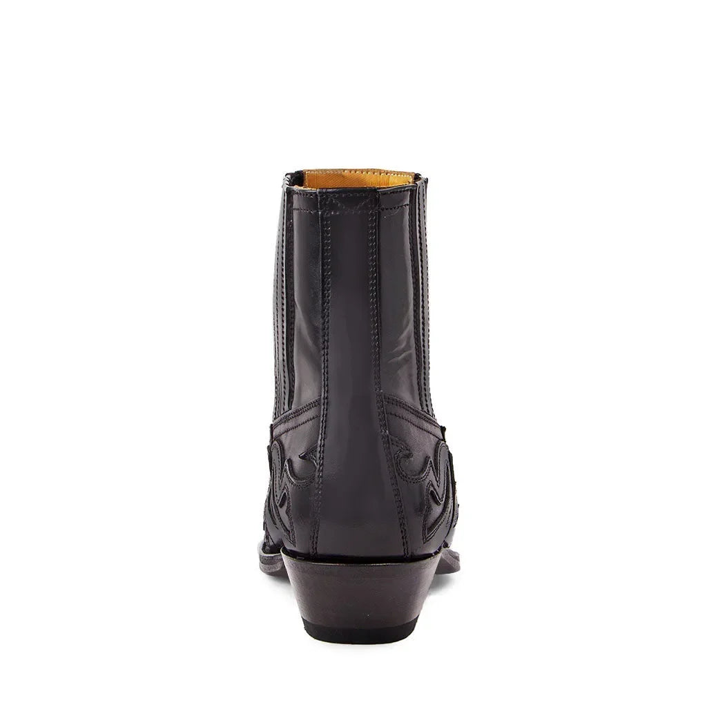 New Men's Boot Handmade Wedge Ankle Boots for Men Western Cowboy Boots Unisex Men's Leather Shoes Hard-Wearing