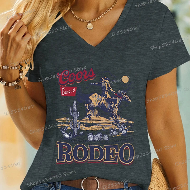 T-shirt de cowboy rodéo des années 90, haut classique de rodéo cool, cadeau pour cowgirls, vêtements western graphiques de rodéo tendance, t-shirt de cowboy