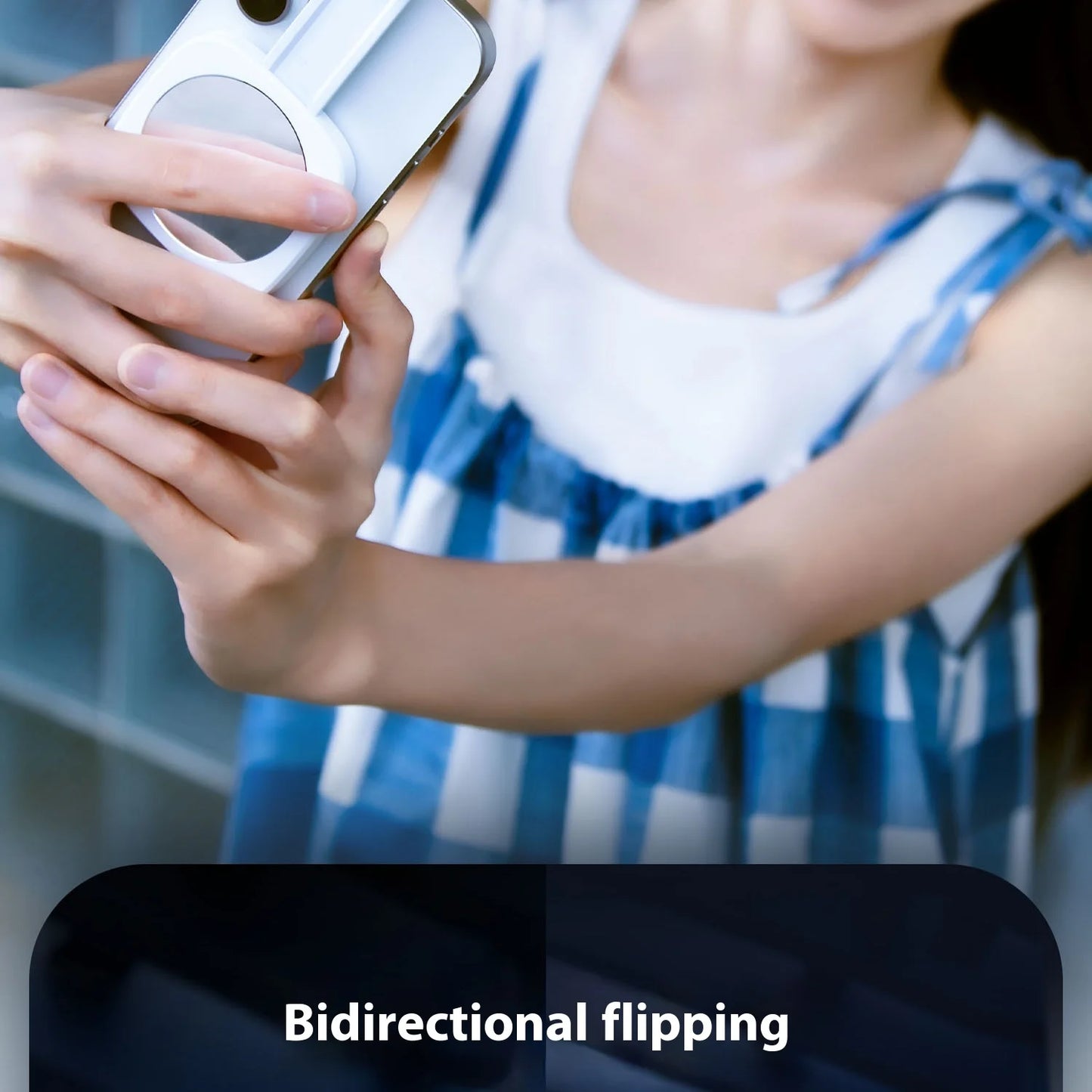 SmallRig Magnetic Phone Light,P48 Bi-Color Dimmable LED Fill-Light Foldable MagSafe Beauty Lamp Soft Panel,for IPhone16/Android