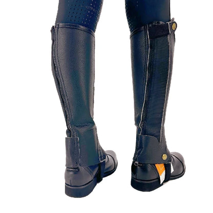 Equestrian Legging Horse Riding Equipment Pirate Knight Equestrian Boot Cover Faux Leather Gaiter Medieval Renaissance Steampunk