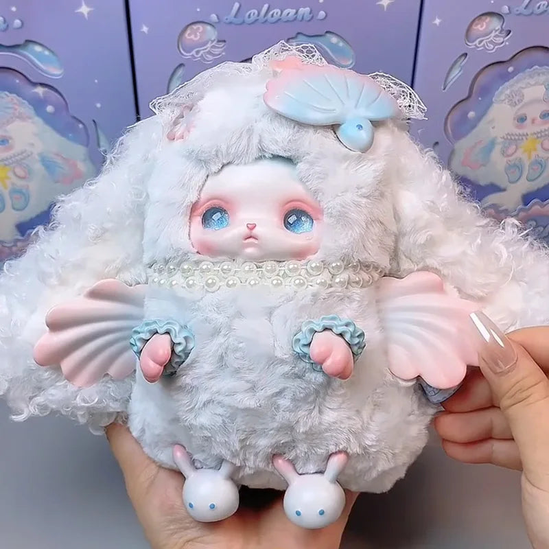 Loloan Ocean Series Vinyl Plush Blind Box Kawaii Sea Animal Anime Doll Surprise Home Decor Toy Gift Cute Mystery Bag
