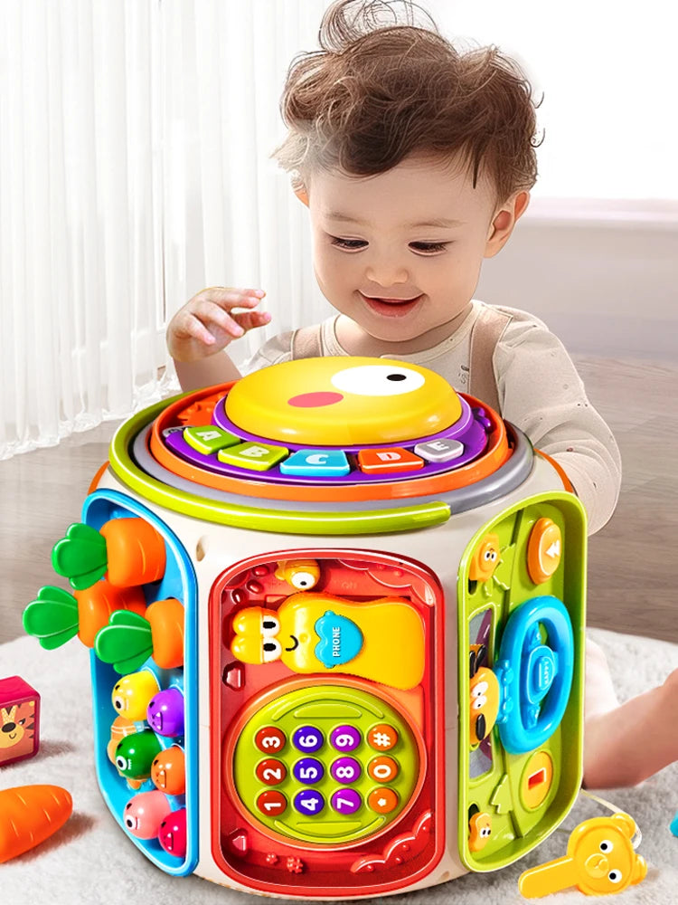 Baby Cell Phone Toy Children's Music Mobile Speaker With Sound Light Education Development Toy For 12 Months Kids Gifts