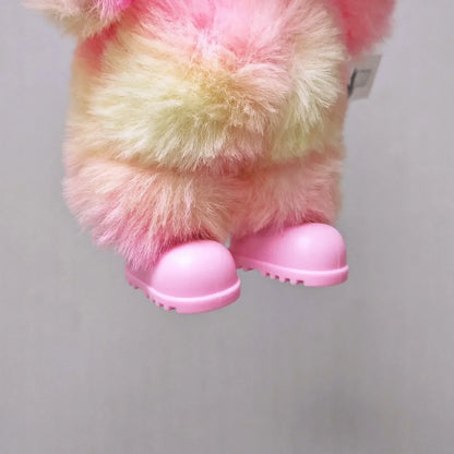 Labubu Doll Shoes For 15-17cm Ropa 3.0 Labubu V1 V2 V3 Rain Boots Colorful Beach Shoes Sitting Party Accessories