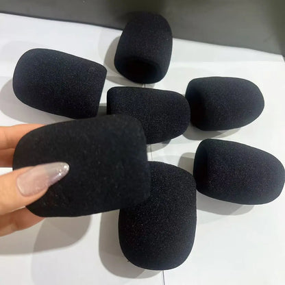 Wireless Handheld Microphone Covers  Windproof Anti-Saliva and Washable Sponge Foam Cover for Most Microphone Mic Cap