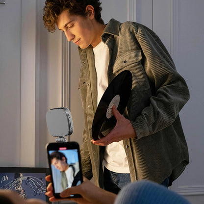 Magnetic Phone Selfie Light Mobile Phone Fill Light Pocket Light Folding LED Phone Fill Light for Video Recording Conference