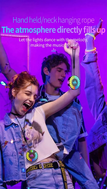 Led Music Sound Control Pickup Light Rhythm Lamp RGB Car Ambient Light Adjustabl Automotivo Strip For Automobiles Family Party