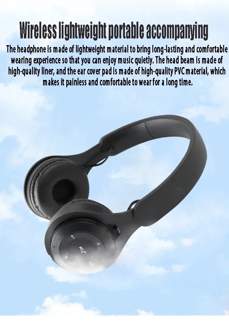 Y08 Macaron Wireless Bluetooth Headphones With Microphone Wired Earphones Gaming Headset Gamer Mp3 Players Choice Kids Gifts