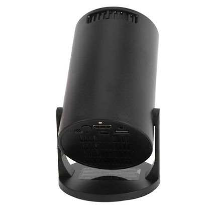 Video Projector Portable Projector Bluetooth Wireless Fidelity USB TV Sticks 8000lm Brightness Black for Laptop PC Smartphone