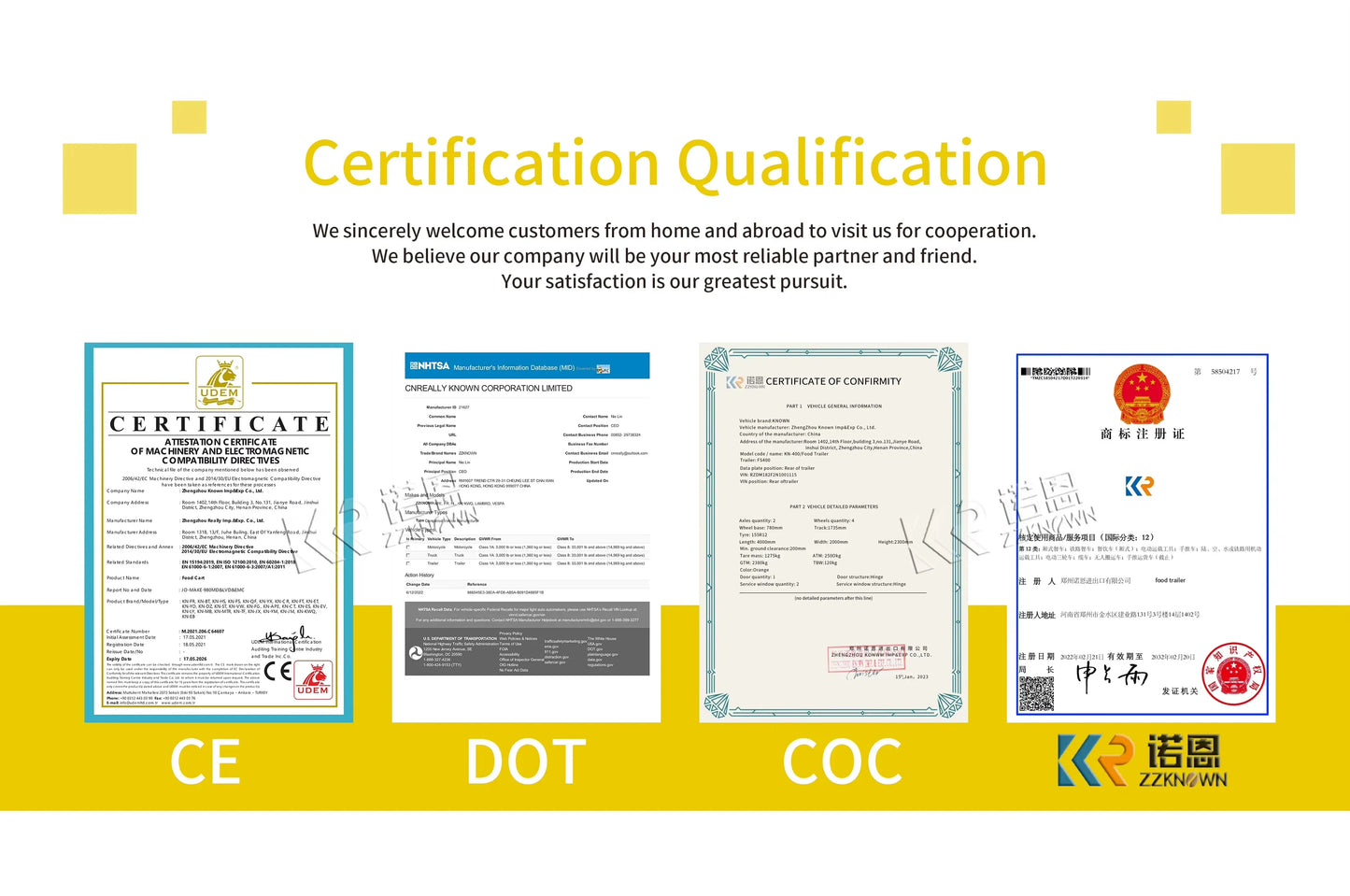 Concession Food Truck Fully Equipped Street Restaurant Coffee Snack Cart Mobile Concession Food Trailer With Full Kitchen