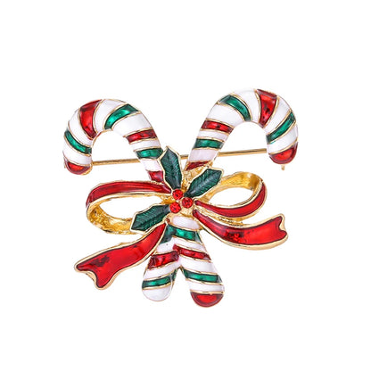 Broches de noël pour hommes et femmes, chapeau de père noël, gants, cloches, chaussettes, costume en strass, broches métalliques, Badges, cadeau du nouvel an, 2022