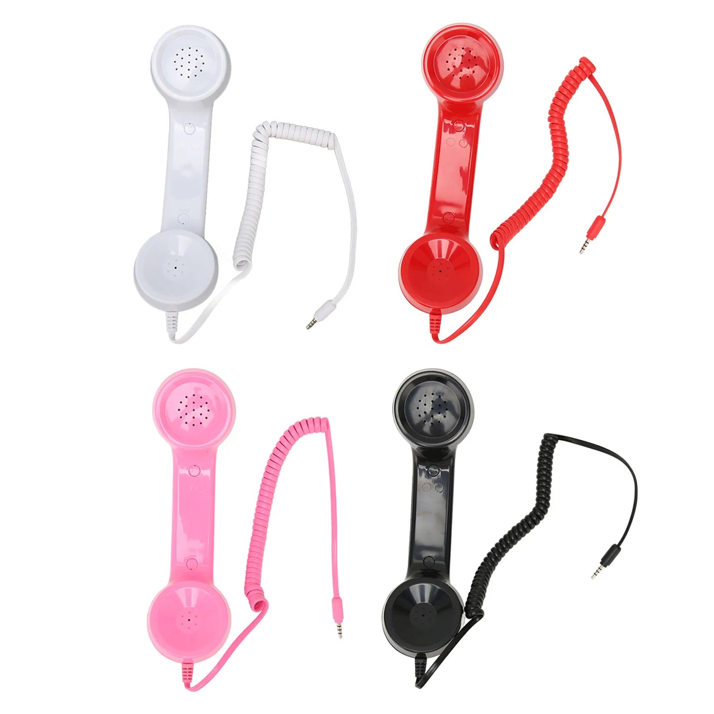 Handheld Cell Phone Telephone Receiver Multifunction One Click  Radiation Proof Retro Phone Handset for Mobile Phones Computers