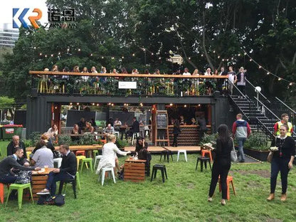 Portable Prefab Container House For Bakery Coffee Shop Kiosk Kitchen Application Outdoor Mobile Container Restaurant For Sale