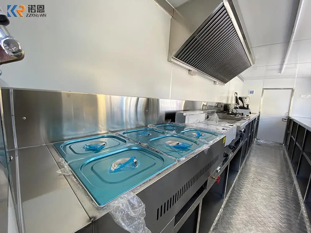 Portable Prefab Container House For Bakery Coffee Shop Kiosk Kitchen Application Outdoor Mobile Container Restaurant For Sale