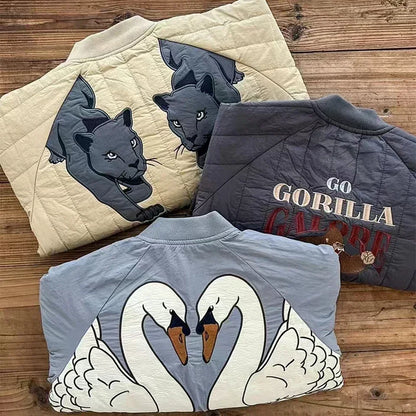 Brand KS Children's Lambswool Jacket Coat Autumn Winter Baby Boys Cotton Outerwear Toddler Girls Flight Suit Jacket Kids Clothes