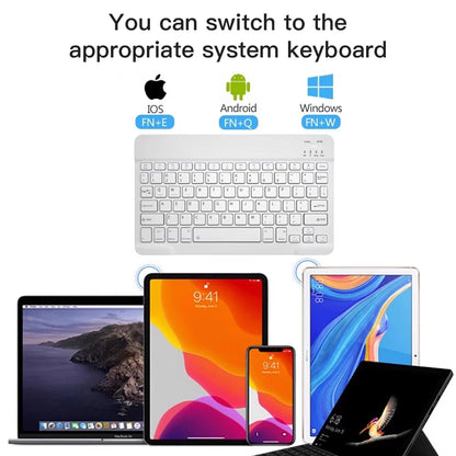 EMTRA Bluetooth Wireless Keyboard Portable Keyboard for Ipad Laptop Tablet Rechargeable Gaming Keyboard for Android IOS Windows