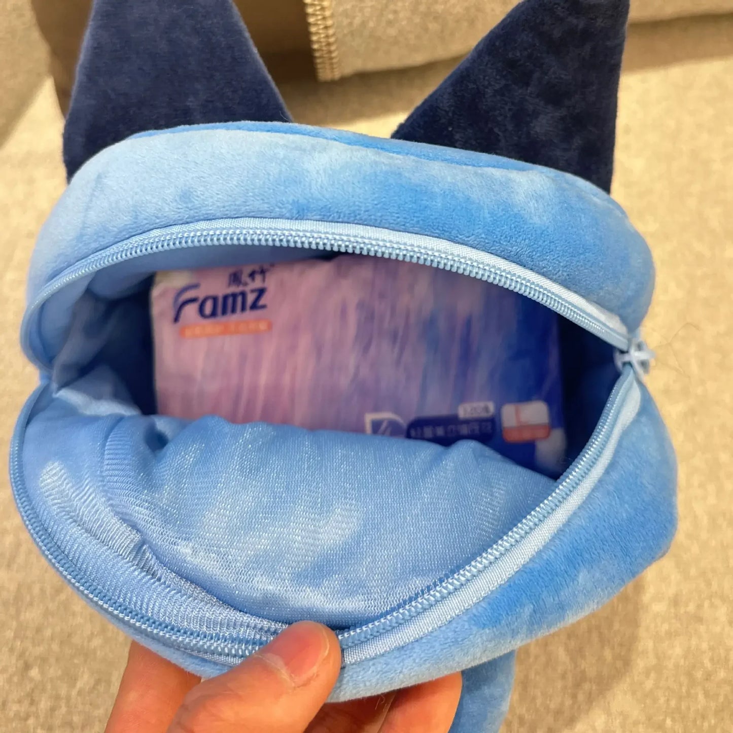 Cute Bluey Family Cartoon Plush Backpack - Children'S Schoolbag, For Kindergarten And Travel, Fun Snack Bag, Great Kids' Gift