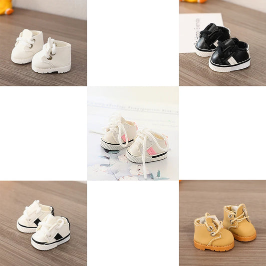 【Labubu Shoes】Labubu Little Leather Boots for 15/17cm Dolls - Multi Color Fashion Diy Shoes  Sitting Party wearing Accessories