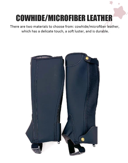 Equestrian Legging Horse Riding Equipment Pirate Knight Equestrian Boot Cover Faux Leather Gaiter Medieval Renaissance Steampunk