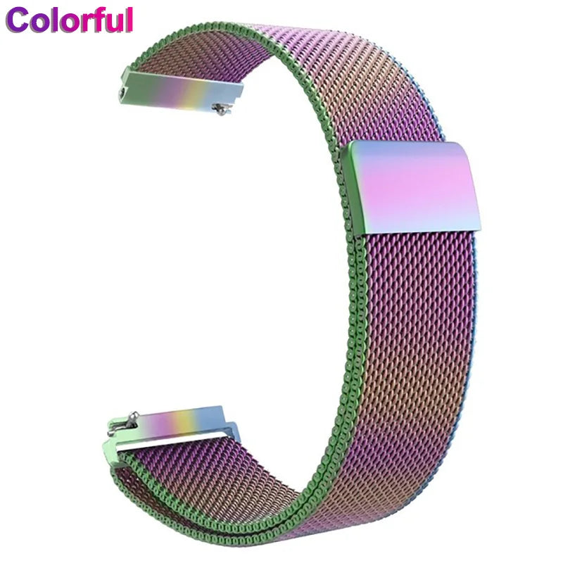 Bracelet en métal pour Fitbit Versa 2 3 4 Lite Sense Band Wrist Milanese Sense 2 Bracelet de rechange à boucle magnétique Fitbit Watchband