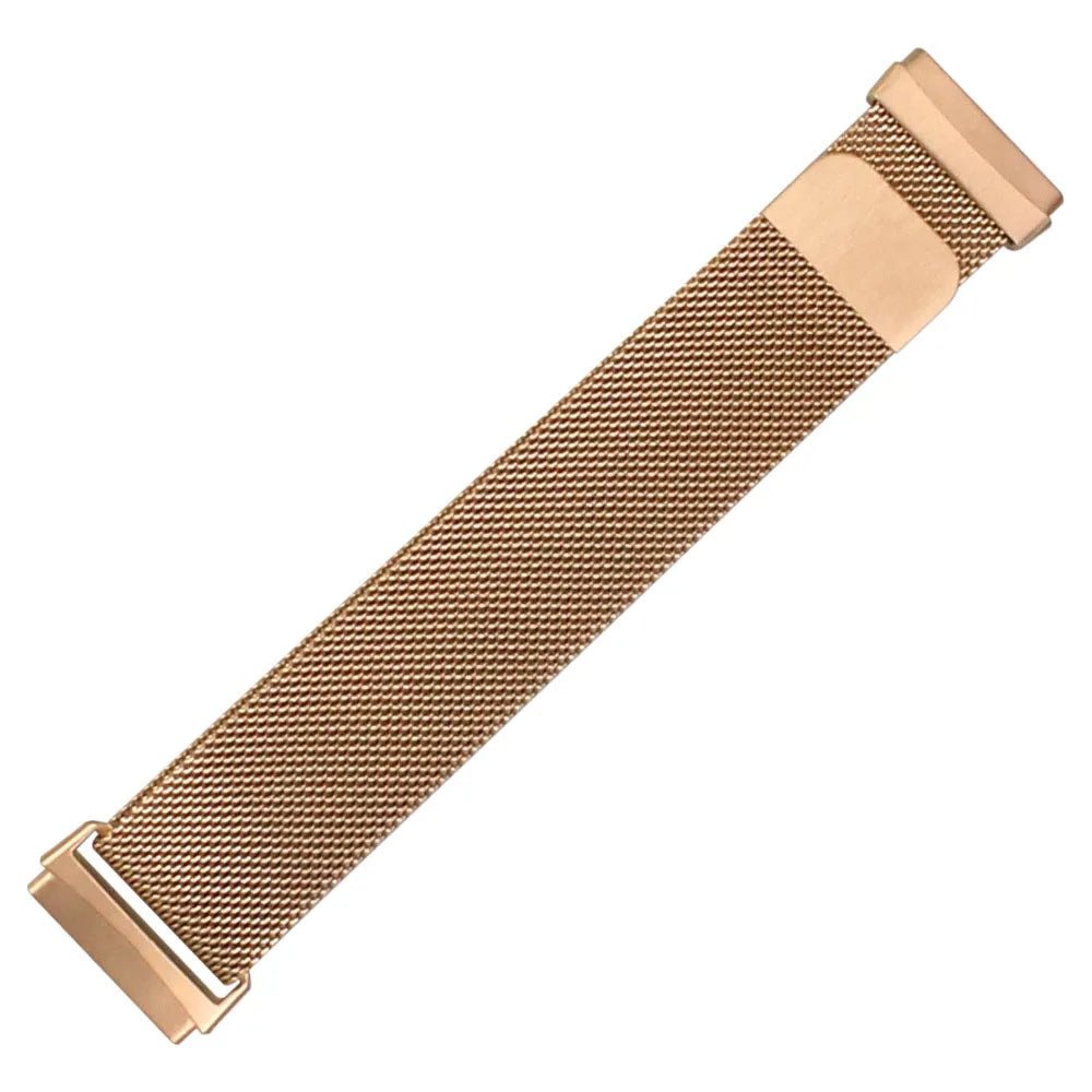 Metal Milanese Loop Strap For Fitbit Versa 4/Versa 3 Smartwatch Official Bracelet Wristband For Fitbit Sense 2-1 Magnetic Correa