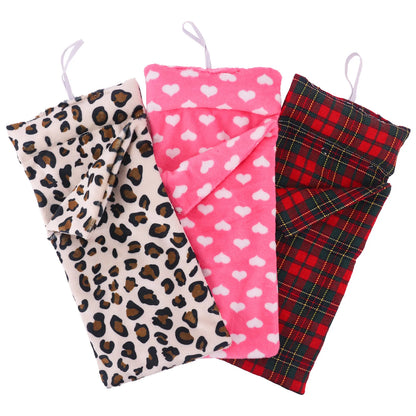 30cm&11.8Inch Doll Christmas Doll Clothes Sleeping Bags Plush Pajamas Accessories Doll Clothes 1/6 BJD Doll Girl Toy