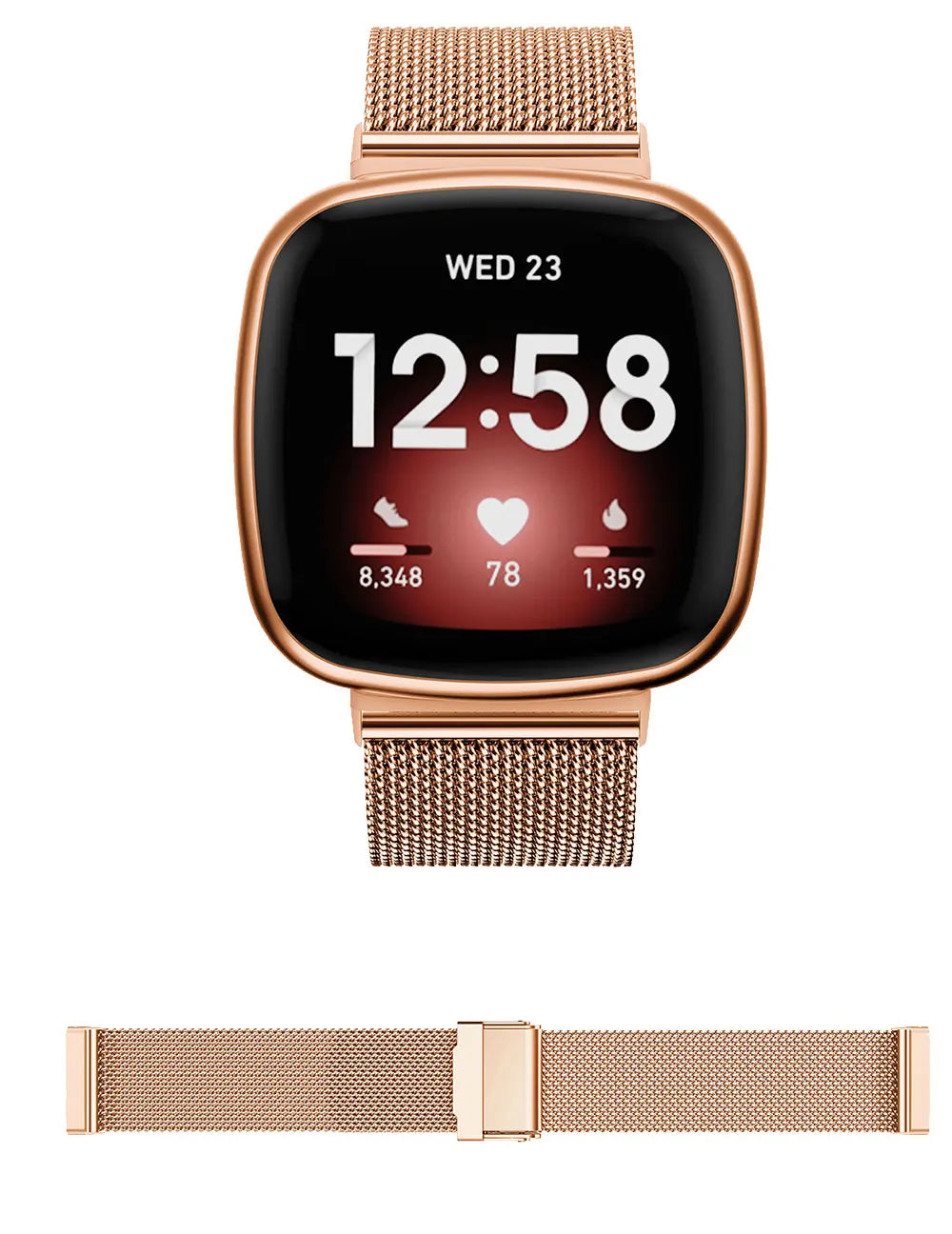 Milan Stainless Steel Watch Strap For Fitbit Sense Versa 4 3 Wristband Bracelet Metal SmartWatch Band Fitbit Versa4 Versa3