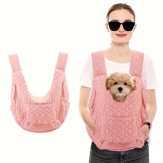 Sac à dos portable pour animaux de compagnie pour chats et chiens, respirant et confortable, porte-voyage en plein air pour petits et moyens animaux de compagnie.