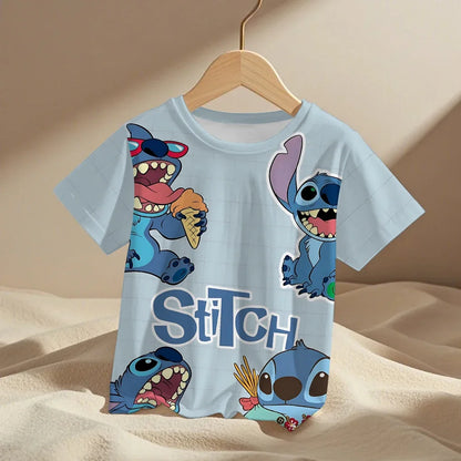 T-shirt imprimé en 3D pour enfants, vêtements d'été unisexes pour garçons et filles, tenue quotidienne décontractée avec