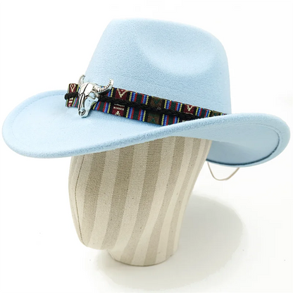 Cowboy hat various accessories cowboy hat monochrome felt hat men and women outdoor hat rider hat шляпа женская