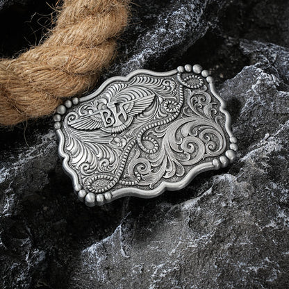 Western style plate buckle belt buckle the first belt buckle