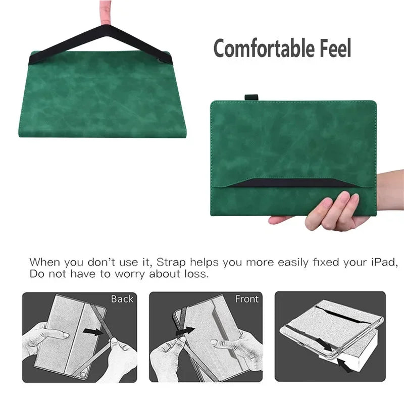 Coque For Honor Pad 9 12.1'' Case Luxury Business PU Leather Flip Tablet Cover for Funda Honor Tablet Pad 9 12.1 Cases Cover