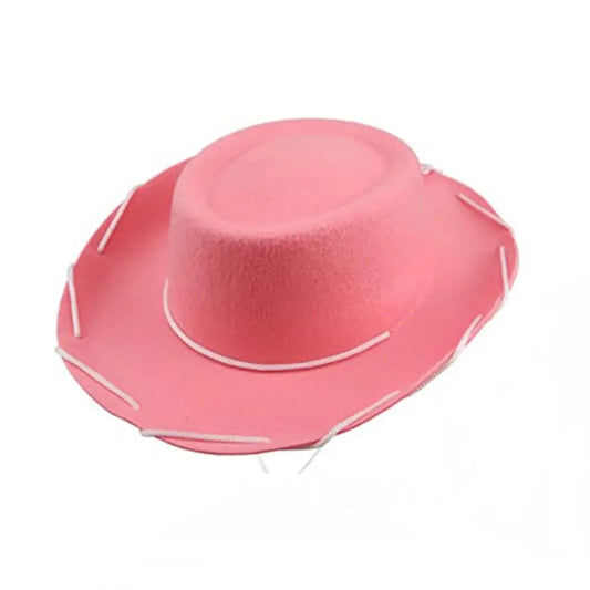Accessoire de Cowboy chapeau de Cowboy Performance Costume de Cosplay chapeau de princesse en feutre accessoire habillage réglable chapeau de fête d'enterrement de vie de jeune fille femmes