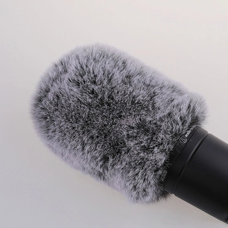 Bonnette anti-vent en fourrure pour microphone, protection anti-vent, filtre anti-pop pour microphone AT2020