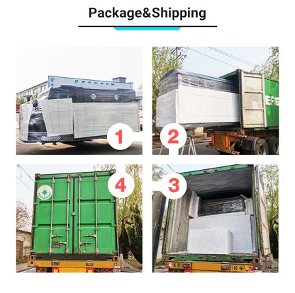 Pink Trailer for Sale New Food Truck Mobile Fast Food Cart Outdoor Kitchen Ice Cream Pizza Trailer Usa Standard