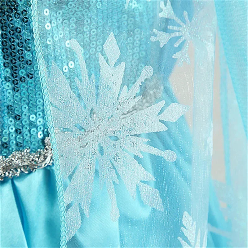 Robe de princesse pour filles, costume de Cosplay pour enfants, vêtements d'Halloween, de carnaval, d'anniversaire, costume de princesses pour enfants