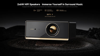 Wanbo X5 Pro New Projector Online 4k Full HD 1080P HDR10 Proyector 1100 ANSI  Android TV11.0 ASA3.0 Auto Focus Projectors