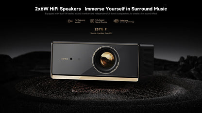 Wanbo X5 Pro New Projector Online 4k Full HD 1080P HDR10 Proyector 1100 ANSI  Android TV11.0 ASA3.0 Auto Focus Projectors