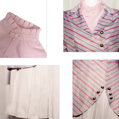 Movie Evil Elphaba Thropp Role Playing Costume Witch Dress Hat Uniform Western Halloween Party Evil Witch Costume