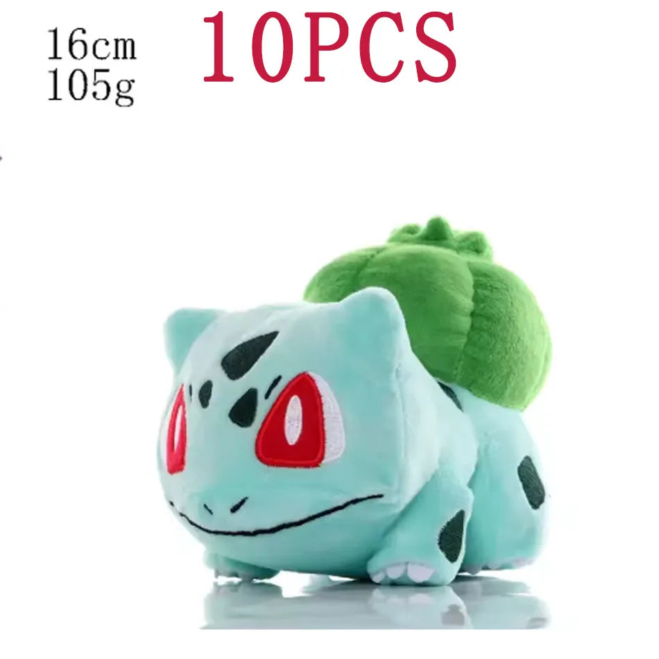 2025@@@@10PCS 20cm Pokemon Stuffed Plush Toys Kawaii Pikachu  Anime Doll Kids Birthday Kawaii Cute Soft Children Stuffed Plush