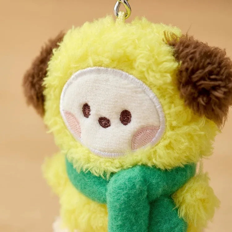 New 10Cm Bt21Ed Baby Series Kawaii Anime Rj Cooky Plush Keychain Cute Cartoon Plush Pendant Doll Toy Bag Accessories Girl Gift