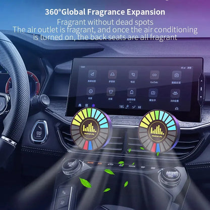 Led Music Sound Control Pickup Light Rhythm Lamp RGB Car Ambient Light Adjustabl Automotivo Strip For Automobiles Family Party